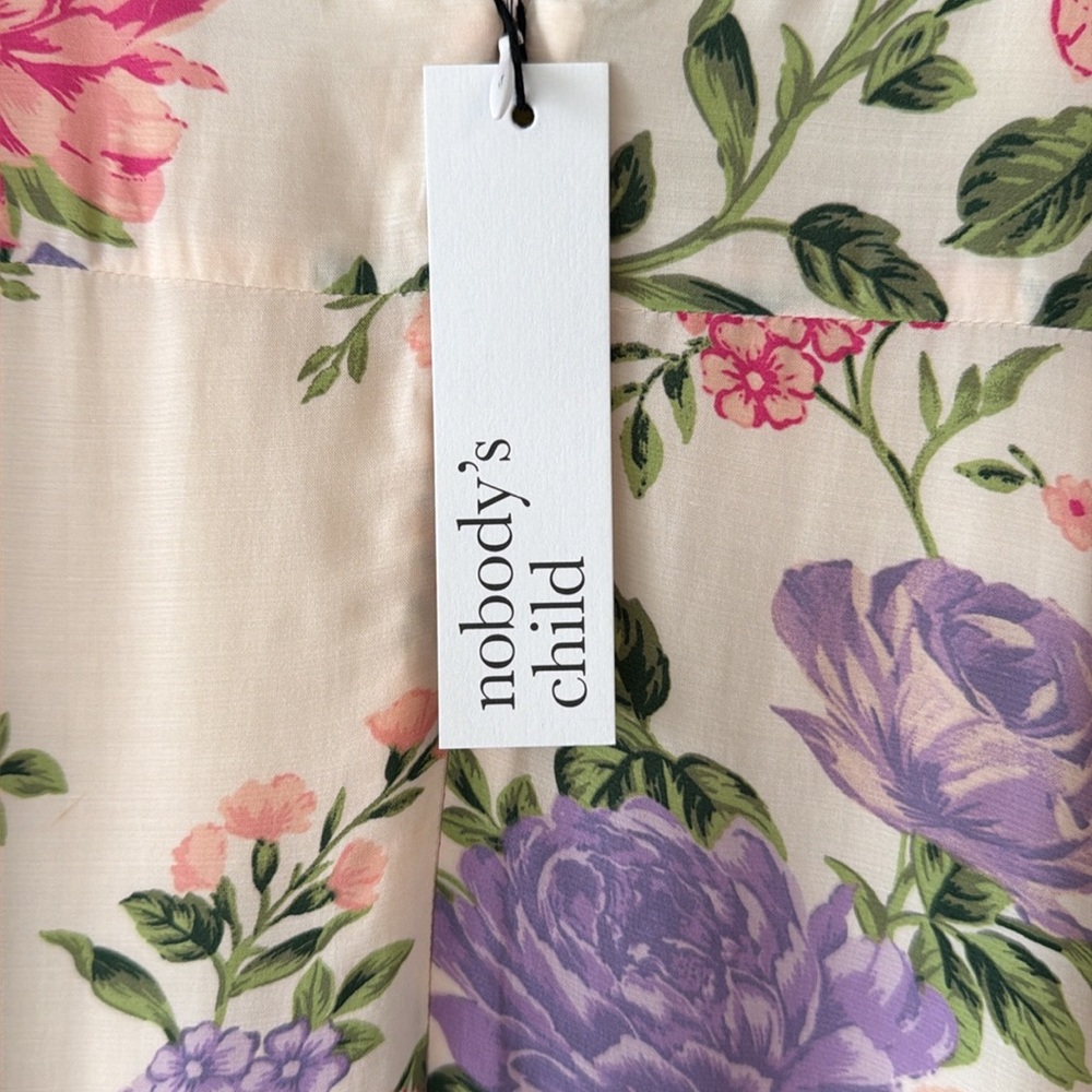 NOBODY’s CHILD Floral Print Maxi Dress NWT’s sz 6 - Picture 12 of 13